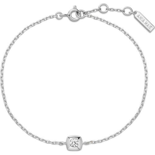 Helen Kirchhofer - Ania Haie Silver Modern Bezel Set Solitaire Armband - B072-01H