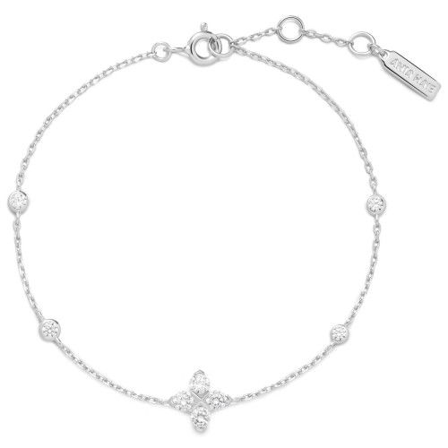 Helen Kirchhofer - Ania Haie Silver Sparkling Lucky Clover Armband - B074-04H