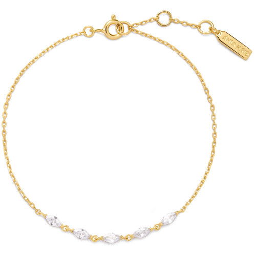 Helen Kirchhofer - Ania Haie Gold Quintet Marquise Armband - B075-03G