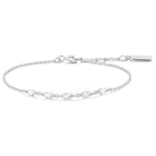 Helen Kirchhofer - Ania Haie Silver Quintet Marquise Armband - B075-03H