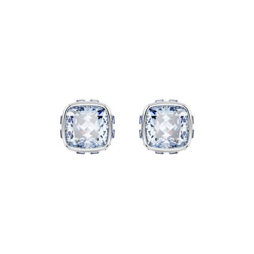 Helen Kirchhofer - Swarovski Birthstone Ohrstecker Kissenschliff März Blau Rhodiniert - 5660800