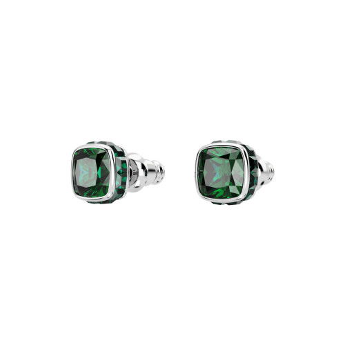 Helen Kirchhofer - Swarovski Birthstone Ohrstecker Kissenschliff Mai Grün Rhodiniert - 5660801
