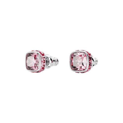 Helen Kirchhofer - Swarovski Birthstone Ohrstecker Kissenschliff Oktober Rosa Rhodiniert - 5661960