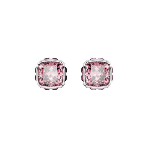 Helen Kirchhofer - Swarovski Birthstone Ohrstecker Kissenschliff Oktober Rosa Rhodiniert - 5661960