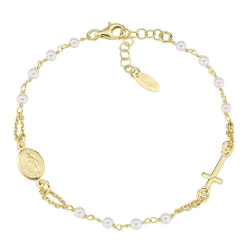 Helen Kirchhofer - Amen Rosary Crystal Pearls Armband - BROGPSW3