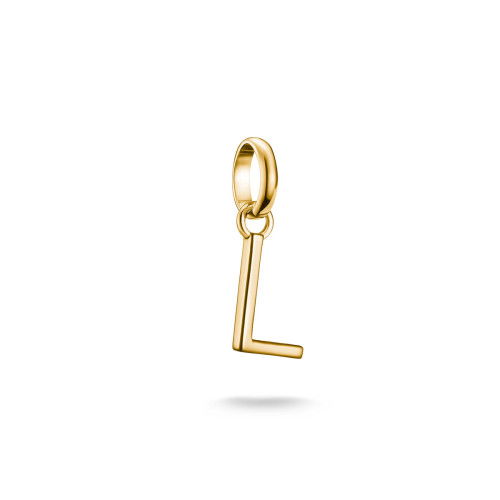 Helen Kirchhofer - Thomas Sabo Charm-Anhänger Buchstabe L Connect vergoldet - CC1218-413-39