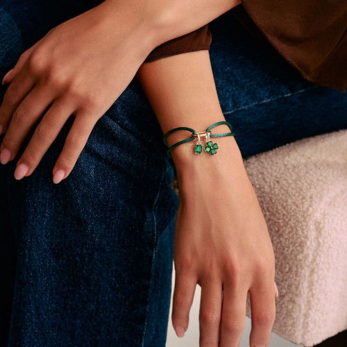 Helen Kirchhofer - Thomas Sabo Charm-Anhänger Kleeblatt Connect Silber - CC1326-699-6