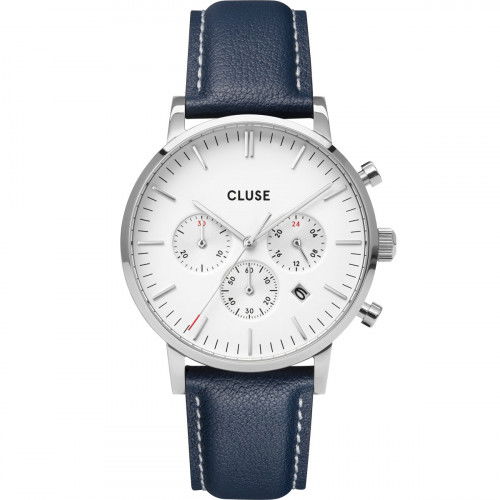 Helen Kirchhofer - Cluse Aravis Chrono Silver Gift Box - CG21004