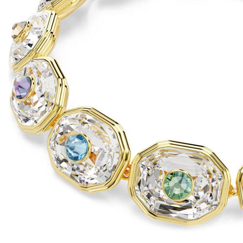 Helen Kirchhofer - Swarovski Chroma Tennis Armband Oktagon Schliff Mehrfarbig Goldlegierungsschicht - 5715800