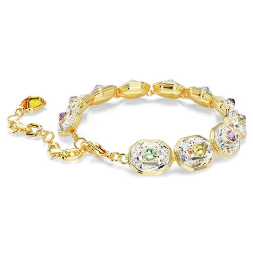 Helen Kirchhofer - Swarovski Chroma Tennis Armband Oktagon Schliff Mehrfarbig Goldlegierungsschicht - 5715800