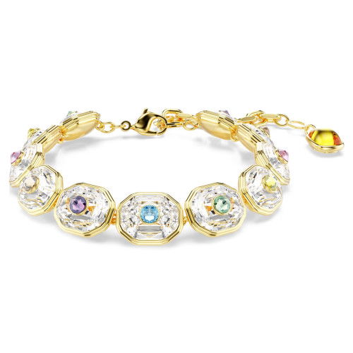 Helen Kirchhofer - Swarovski Chroma Tennis Armband Oktagon Schliff Mehrfarbig Goldlegierungsschicht - 5715800