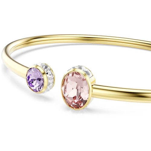 Helen Kirchhofer - Swarovski Chroma Armreif Verschiedene Schliffe Mehrfarbig Goldlegierungsschicht - 5738475