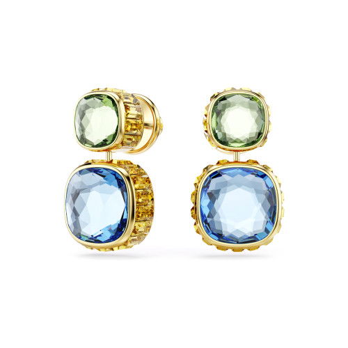 Helen Kirchhofer - Swarovski Chroma Drop Ohrhänger Kissenschliff Mehrfarbig Gold - 5692492