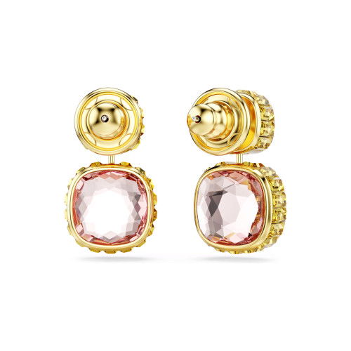 Helen Kirchhofer - Swarovski Chroma Drop Ohrhänger Kissenschliff Mehrfarbig Gold - 5692492