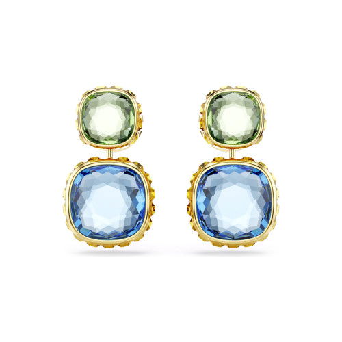 Helen Kirchhofer - Swarovski Chroma Drop Ohrhänger Kissenschliff Mehrfarbig Gold - 5692492