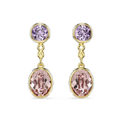 Helen Kirchhofer - Swarovski Chroma Drop Ohrhänger Verschiedene Schliffe Mehrfarbig Goldlegierungsschicht - 5738478