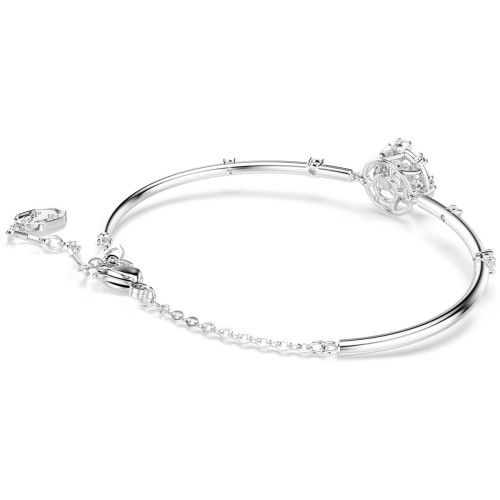 Helen Kirchhofer - Swarovski Constella Armreif Rundschliff Dancing Stone Weiss Rhodiniert - 5743523