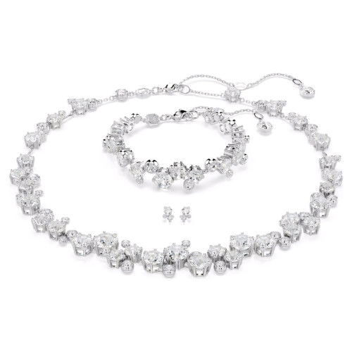 Helen Kirchhofer - Swarovski Constella Set Verschiedene Schliffe Weiss Rhodiniert - 5738285