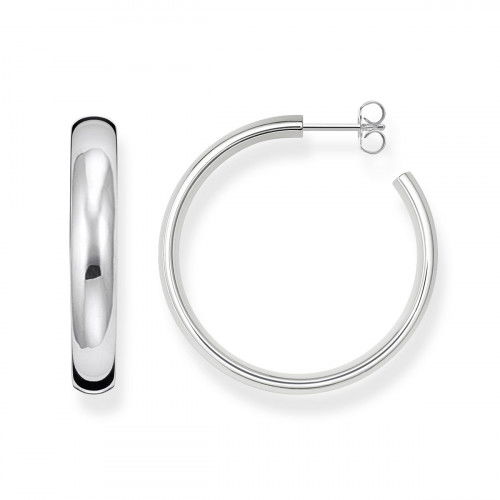 Helen Kirchhofer - Thomas Sabo Creolen Chunky mittelgross Silber - CR640-001-21