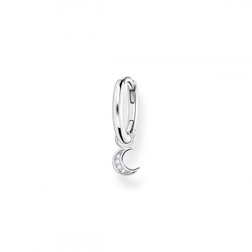 Helen Kirchhofer - Thomas Sabo Einzel Creole mit Mond Anhänger Silber - CR708-051-14