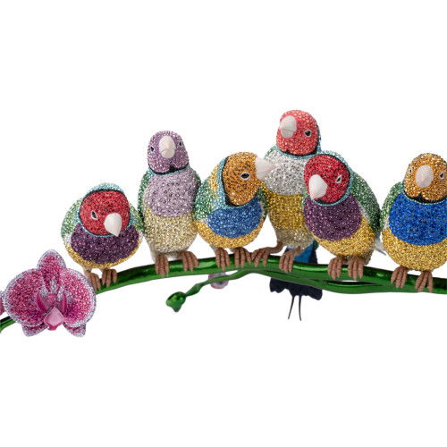 Helen Kirchhofer - Swarovski Crystal Myriad Gouldamadinen - 5677659