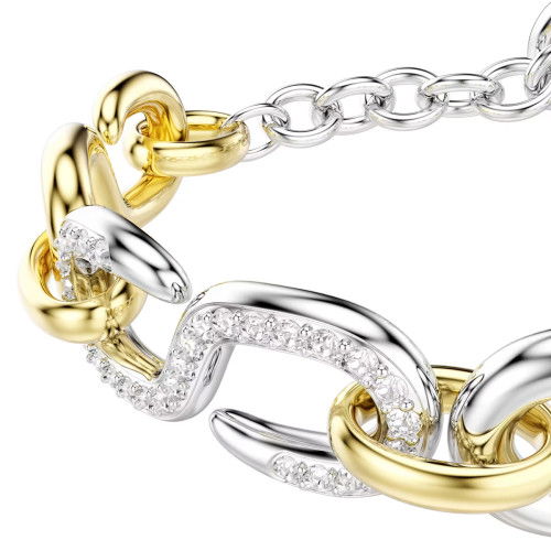 Helen Kirchhofer - Swarovski Dextera Armband Rundschliff T Verschluss Weiss Metallmix