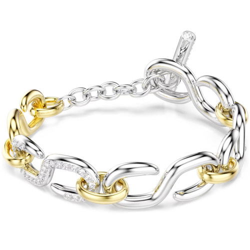 Helen Kirchhofer - Swarovski Dextera Armband Rundschliff T Verschluss Weiss Metallmix