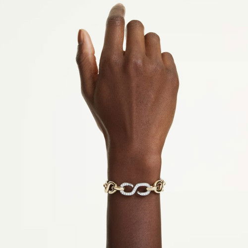 Helen Kirchhofer - Swarovski Dextera Armband Rundschliff T Verschluss Weiss Metallmix