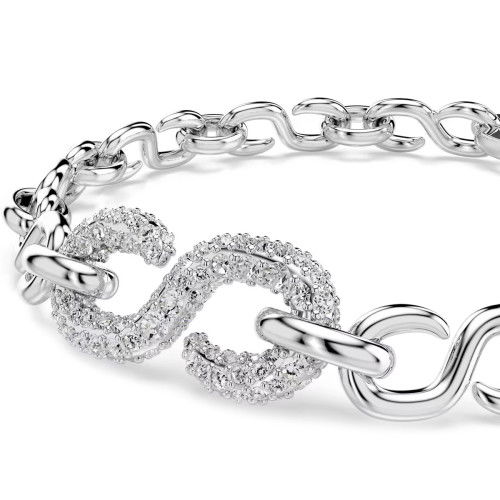 Helen Kirchhofer - Swarovski Dextera Armband Rundschliff Weiss Rhodiniert - 5747642