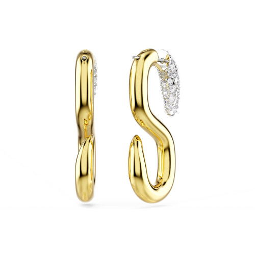 Helen Kirchhofer - Swarovski Dextera Ohrringe Rundschliff Weiss Metallmix - 5741796