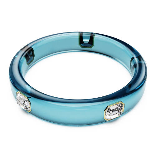 Helen Kirchhofer - Swarovski Dulcis Armreif Oktagon Schliff Blau Goldlegierungsschicht