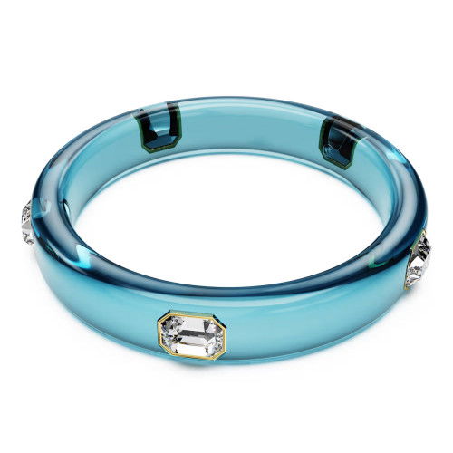 Helen Kirchhofer - Swarovski Dulcis Armreif Oktagon Schliff Blau Goldlegierungsschicht