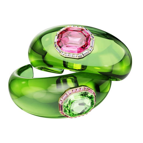 Helen Kirchhofer - Swarovski Dulcis Armreif Set Oktagon Schliff Pavé Mehrfarbig Goldlegierungsschicht