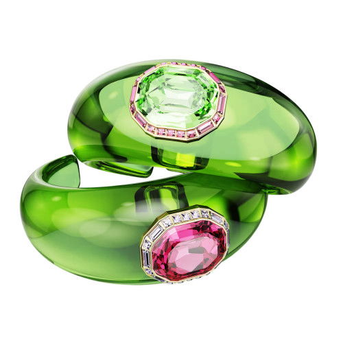 Helen Kirchhofer - Swarovski Dulcis Armreif Set Oktagon Schliff Pavé Mehrfarbig Goldlegierungsschicht