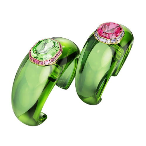 Helen Kirchhofer - Swarovski Dulcis Armreif Set Oktagon Schliff Pavé Mehrfarbig Goldlegierungsschicht