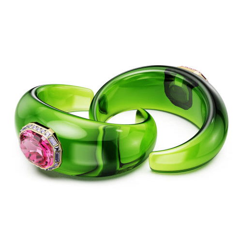 Helen Kirchhofer - Swarovski Dulcis Armreif Set Oktagon Schliff Pavé Mehrfarbig Goldlegierungsschicht