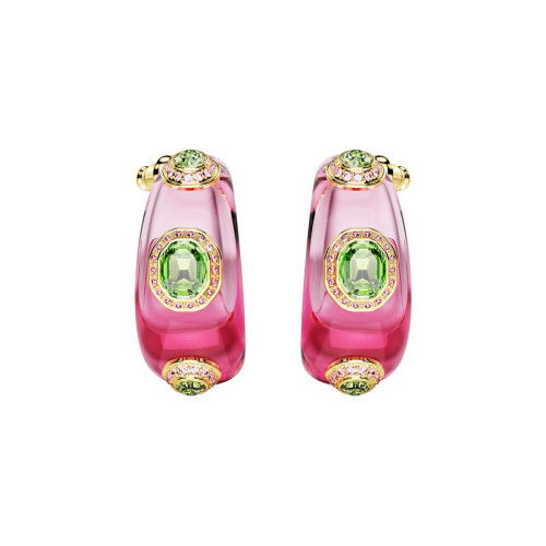 Helen Kirchhofer - Swarovski Dulcis Kreolen Verschiedene Schliffe Mehrfarbig Goldlegierungsschicht - 5719112