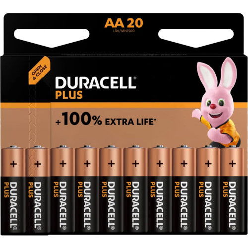 Helen Kirchhofer - Duracell Plus AA / LR6 1.5V Alkaline Batterien 20er Pack