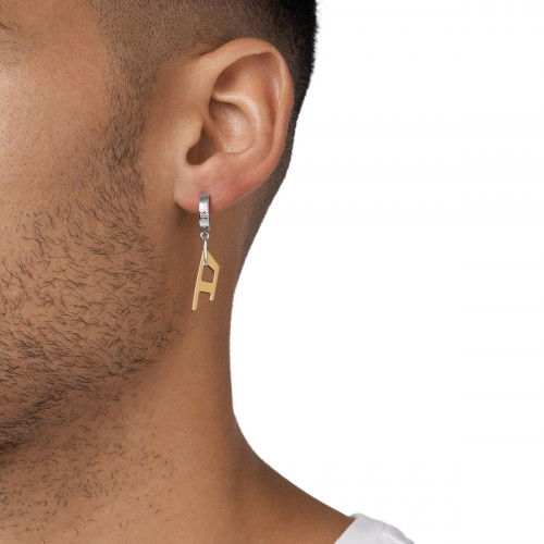 Helen Kirchhofer - Diesel D Logo Einzel Ohrring - DX1419931