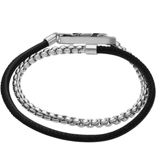 Helen Kirchhofer - Diesel Leather Steel Armband - DX1472040