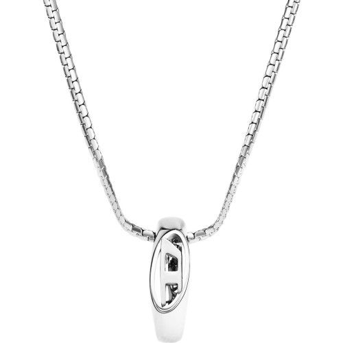 Helen Kirchhofer - Diesel Oval D Logo Halskette - DX1644040
