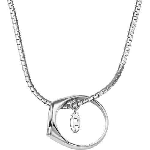 Helen Kirchhofer - Diesel Oval D Logo Halskette - DX1644040