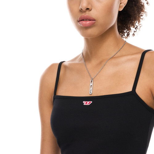 Helen Kirchhofer - Diesel Oval D Logo Halskette - DX1662040