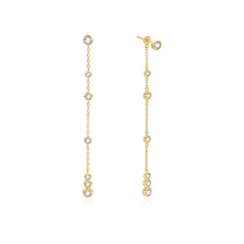 Helen Kirchhofer - Ania Haie Gold Cascade Station Drop Ohrstecker - E075-12G