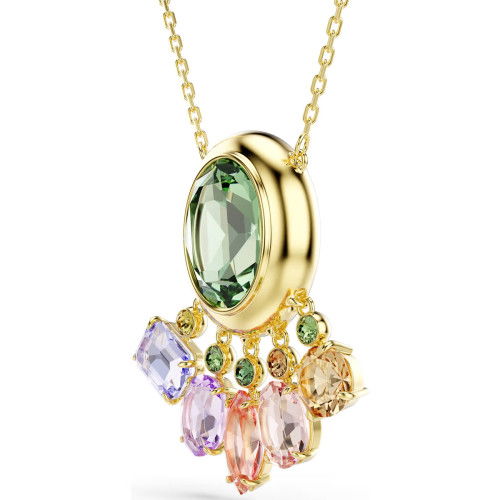 Helen Kirchhofer - Swarovski Gema Halskette Verschiedene Schliffe Schwingende Kristalle Mehrfarbig Goldlegierungsschicht - 5741587
