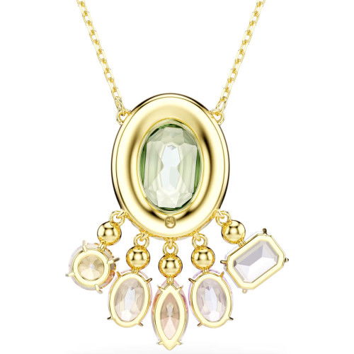 Helen Kirchhofer - Swarovski Gema Halskette Verschiedene Schliffe Schwingende Kristalle Mehrfarbig Goldlegierungsschicht - 5741587