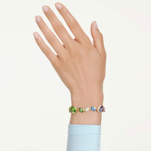 Helen Kirchhofer - Swarovski Gema Armband Verschiedene Schliffe Mehrfarbig Goldlegierungsschicht - 5737453