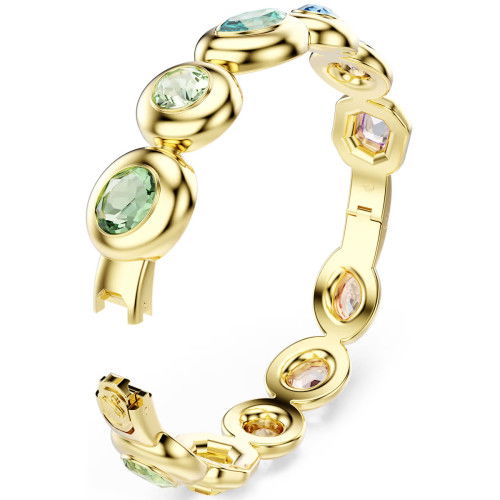 Helen Kirchhofer - Swarovski Gema Armreif Verschiedene Schliffe Mehrfarbig Goldlegierungsschicht