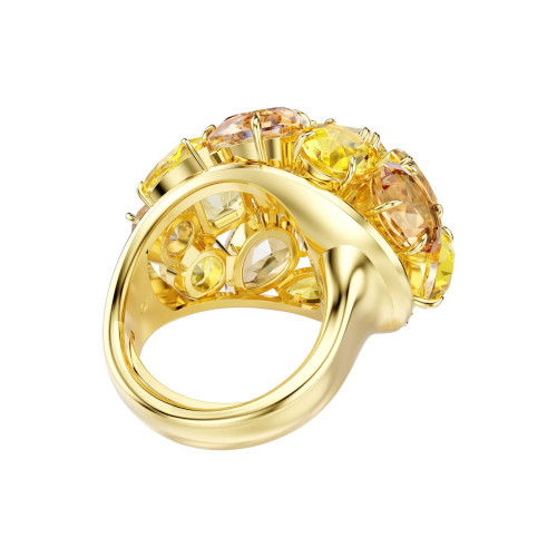 Helen Kirchhofer - Swarovski Gema Cocktail Ring Verschiedene Schliffe Gelb Goldlegierungsschicht