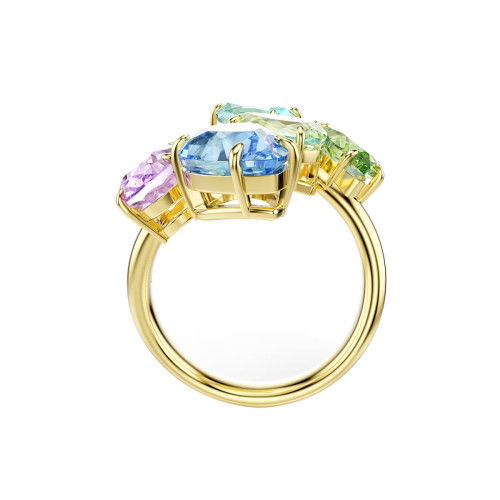 Helen Kirchhofer - Swarovski Gema Cocktail Ring Verschiedene Schliffe Mehrfarbig Goldlegierungsschicht